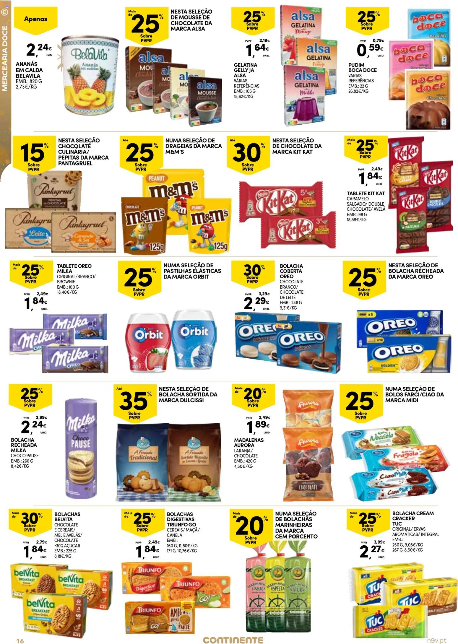 Continente - Açores: Fim de Ano │ válido de 26.12.2025 | Página: 16 | Produtos: Gelatina, Leite, Mel, Açúcar