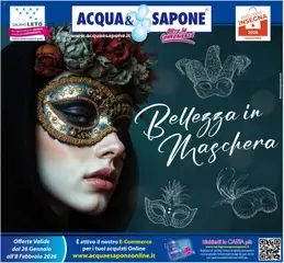 Anteprima del volantino Acqua e Sapone Maschera catalogo valido a partire dal 26.01.2026