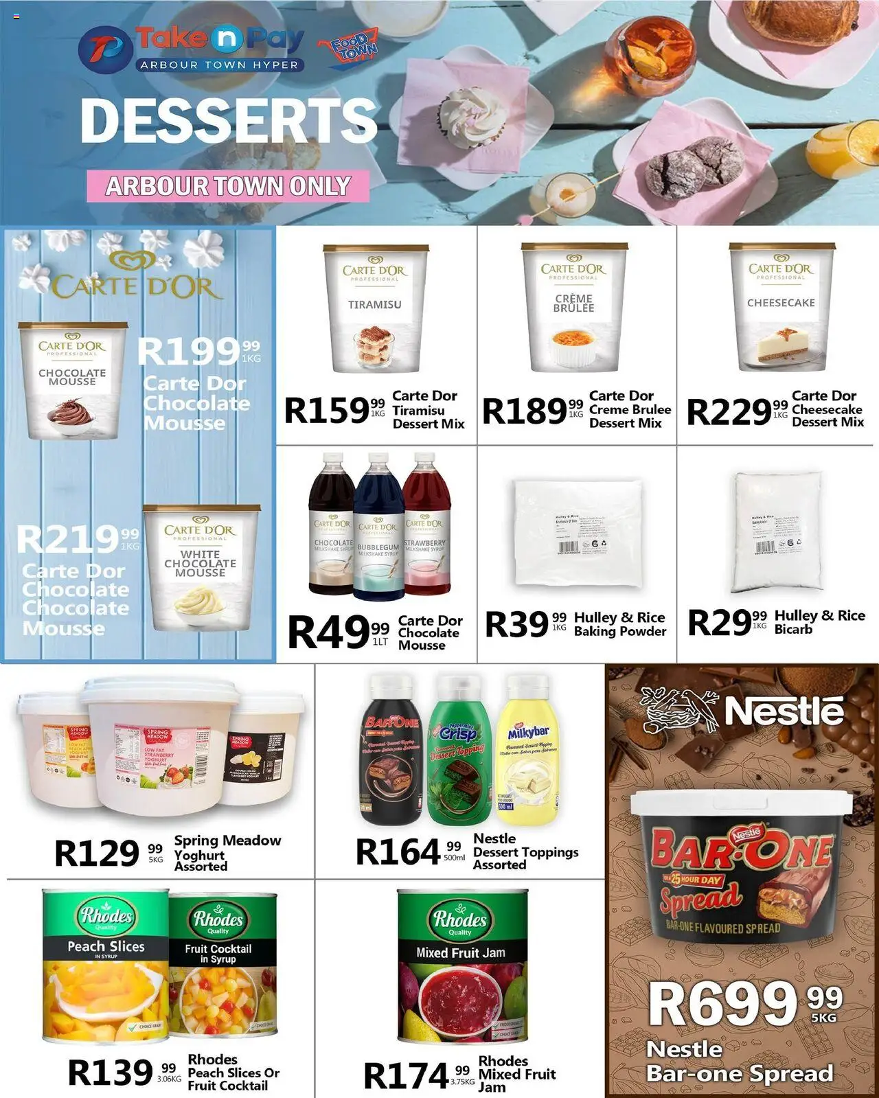 New Take n Pay catalogue – valid from 06.10.2025 | Page: 15 | Products: Jam, Yoghurt, Pó talco, Rice
