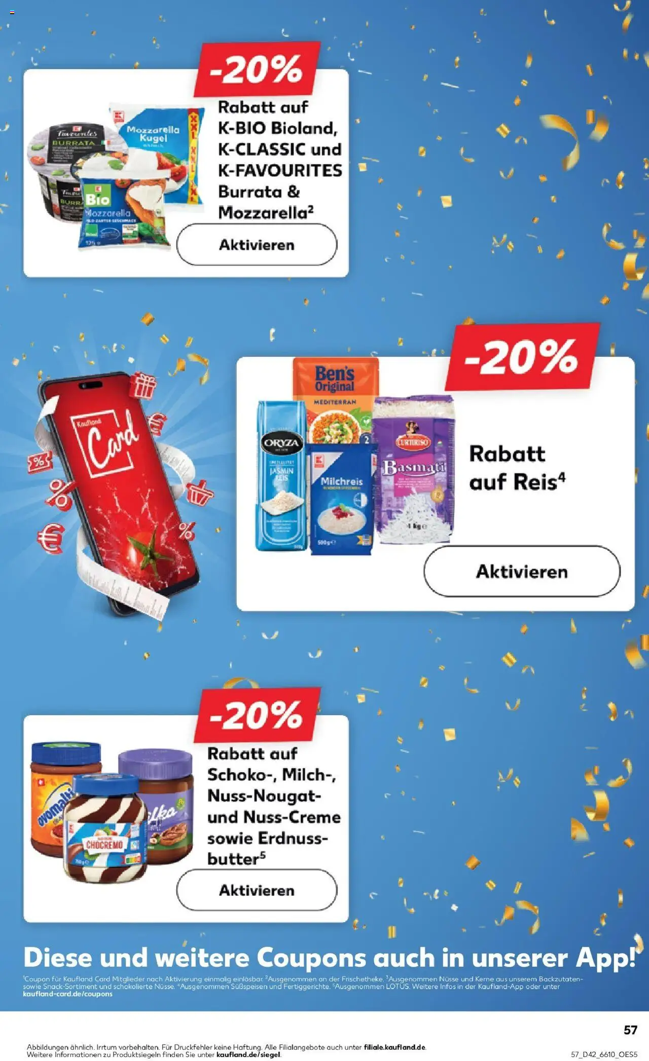 Kaufland prospekt Wetter (Ruhr)	 – gültig ab 15.10.2025 | Seite: 57 | Produkte: Milch, Mozzarella, Burrata, Nüsse