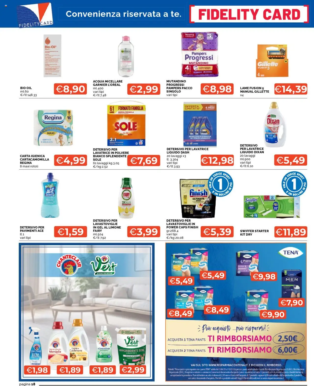 Volantino Mercatò del 13.10.2025 | Pagina: 18 | Prodotti: Acqua micellare, Carta igienica, Acqua, Limone