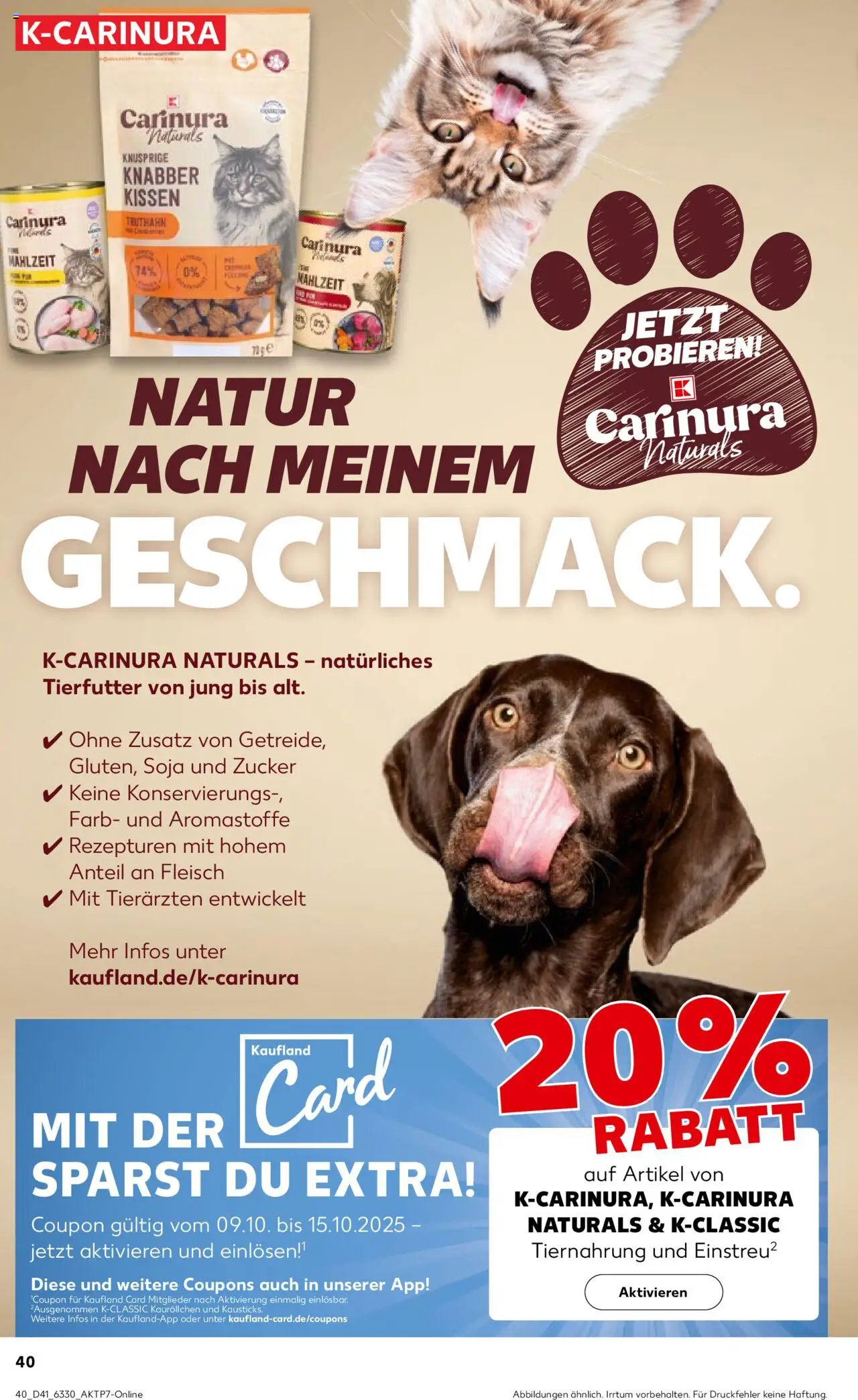 Kaufland prospekt Kiel	 – gültig ab 09.10.2025 | Seite: 40 | Produkte: Kissen, Zucker, Fleisch