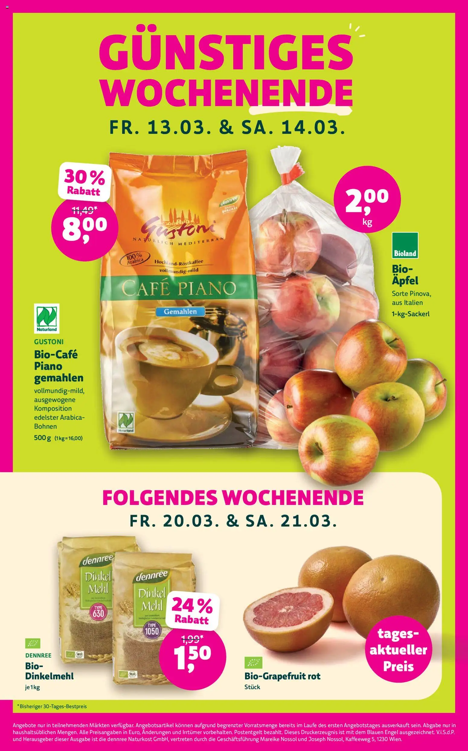 Denns BioMarkt Angebote gültig ab 11.03.2026 | Seite: 4 | Produkte: Äpfel