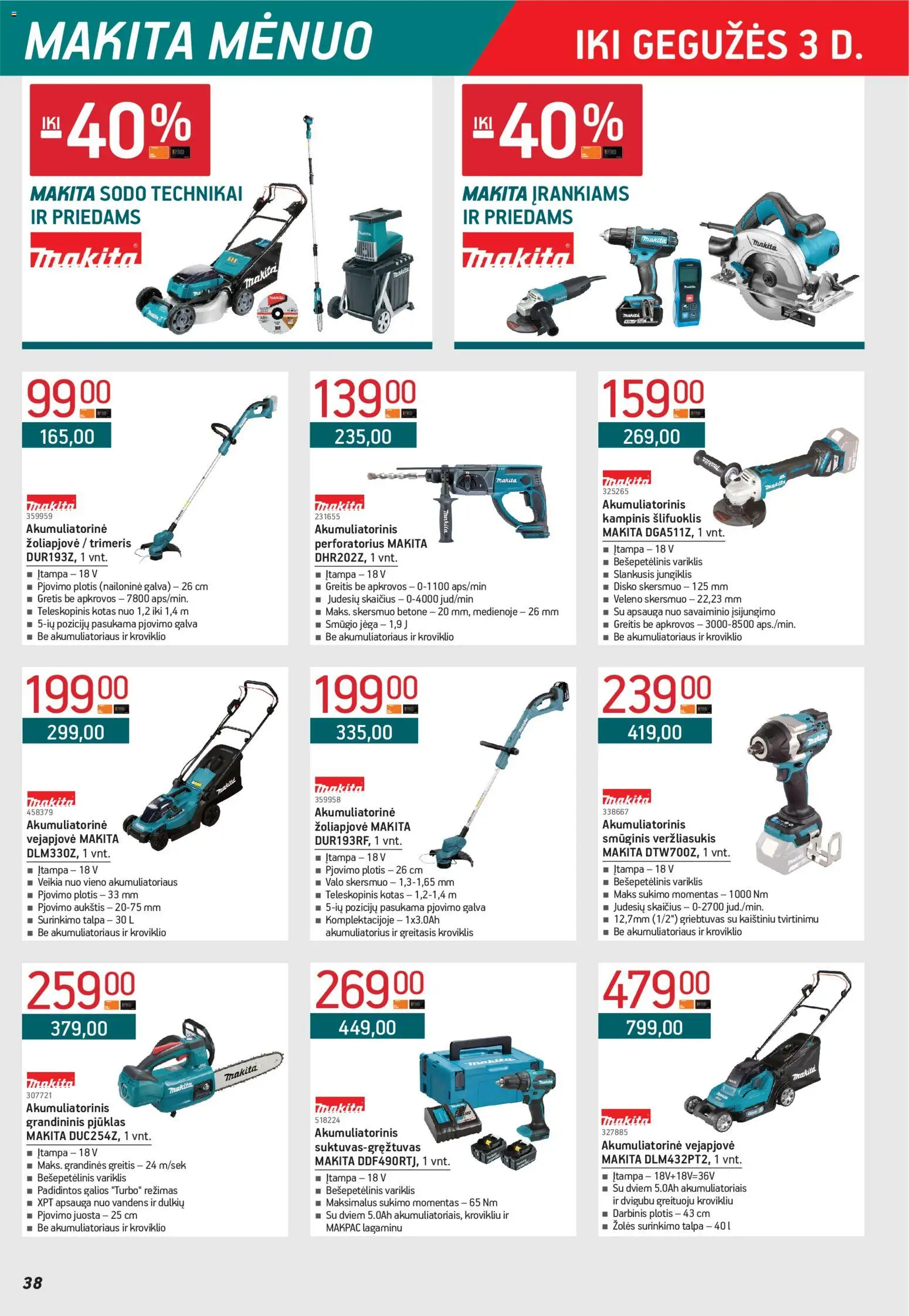 ERMITAŽAS akcijos nuo 01.04.2026 | Puslapis: 38 | Prekių: Akumuliatorius