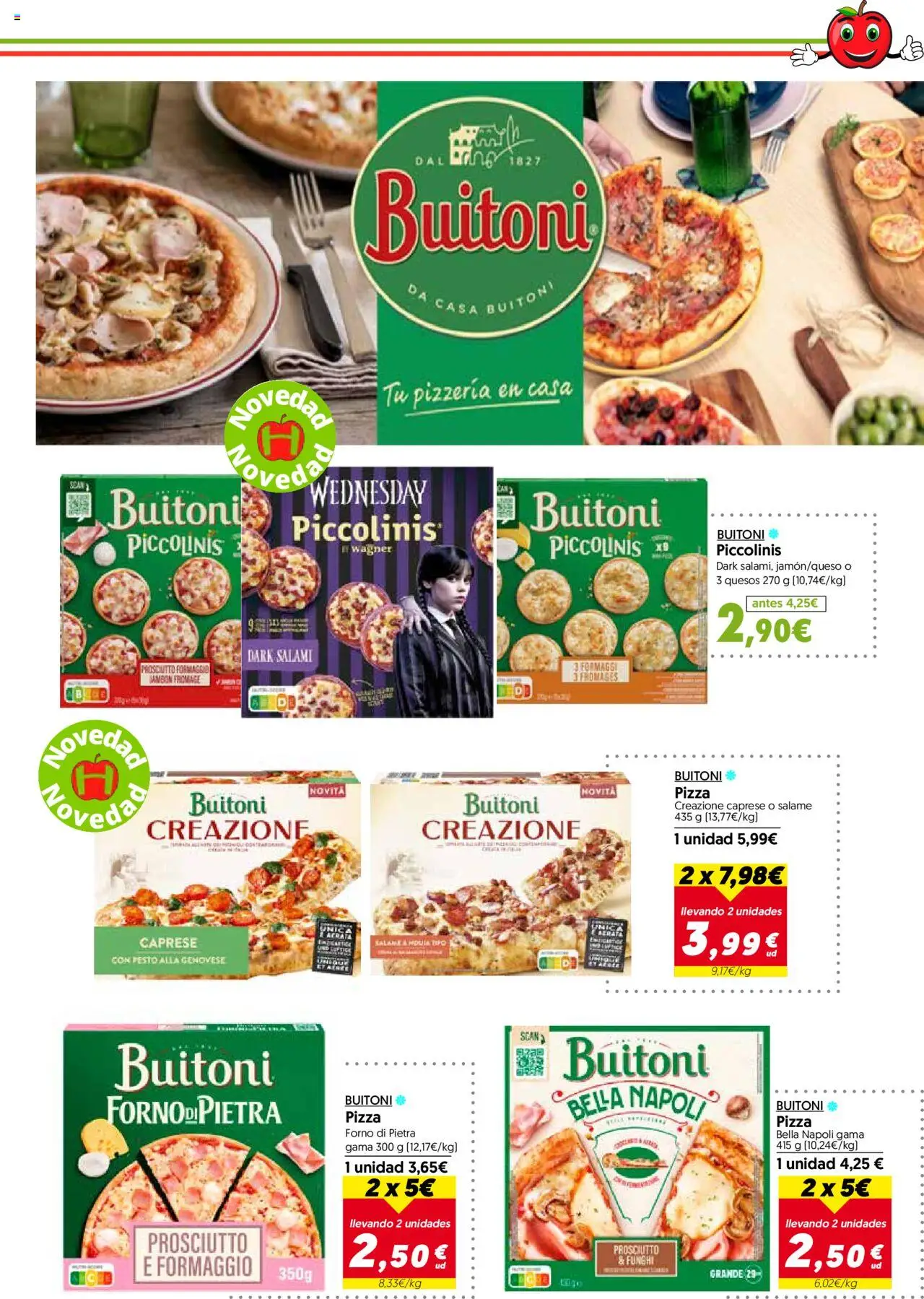 Hiper Usera folleto │ válido desde el 01.10.2025 | Página: 5 | Productos: Salame, Pizza, Salami