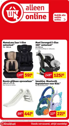 imoshion Bluetooth Koptelefoon voor Kids**, Met decibelbegrenzer. - Voorbeeld van een folder van Kruidvat, geldig van 06.10.2025 | Pagina: 57 | Producten: Koptelefoon, Bluetooth