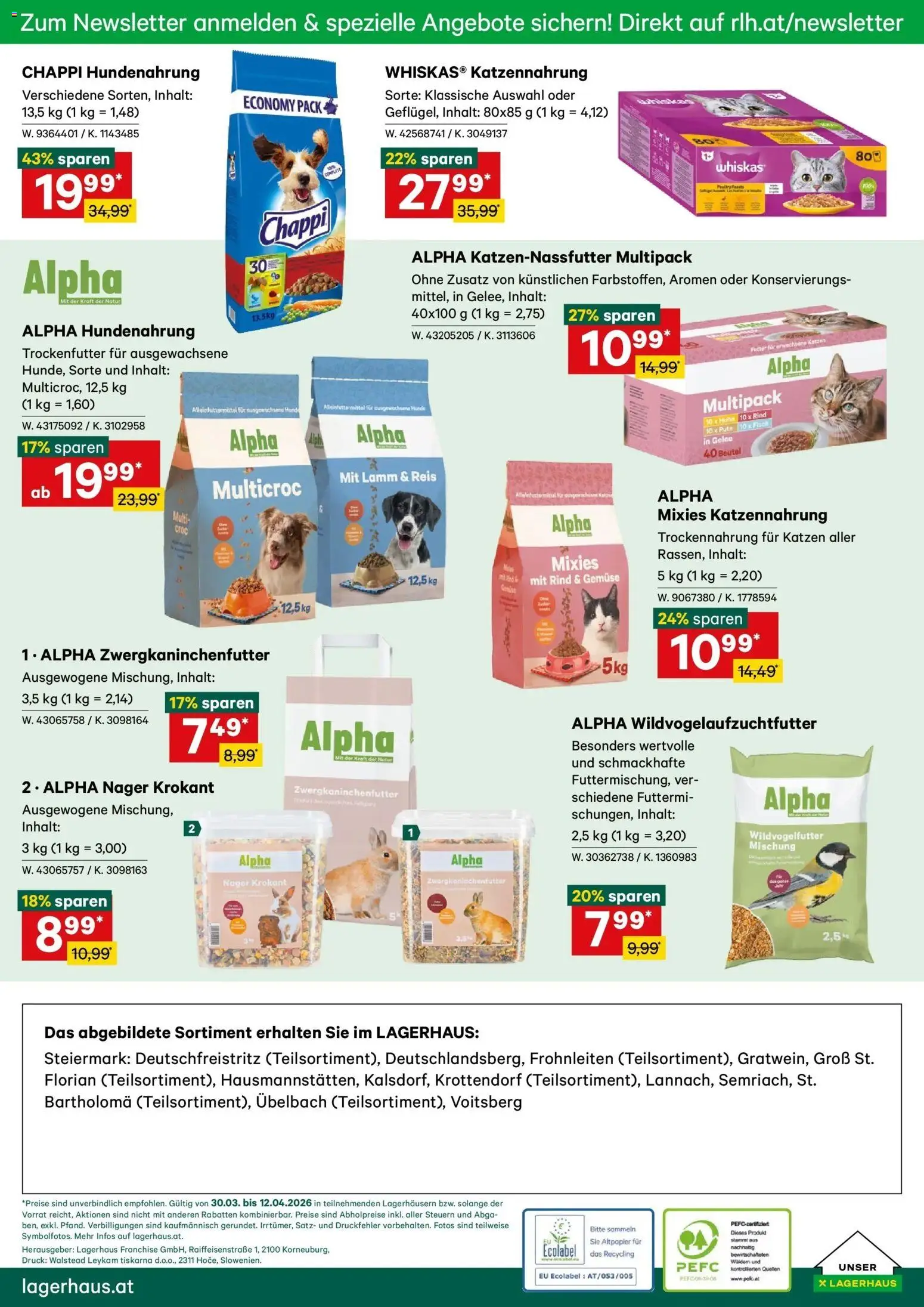 Lagerhaus - Wochen Angebote gültig ab 29.03.2026 | Seite: 6 | Produkte: Gemüse, Reis, Fisch