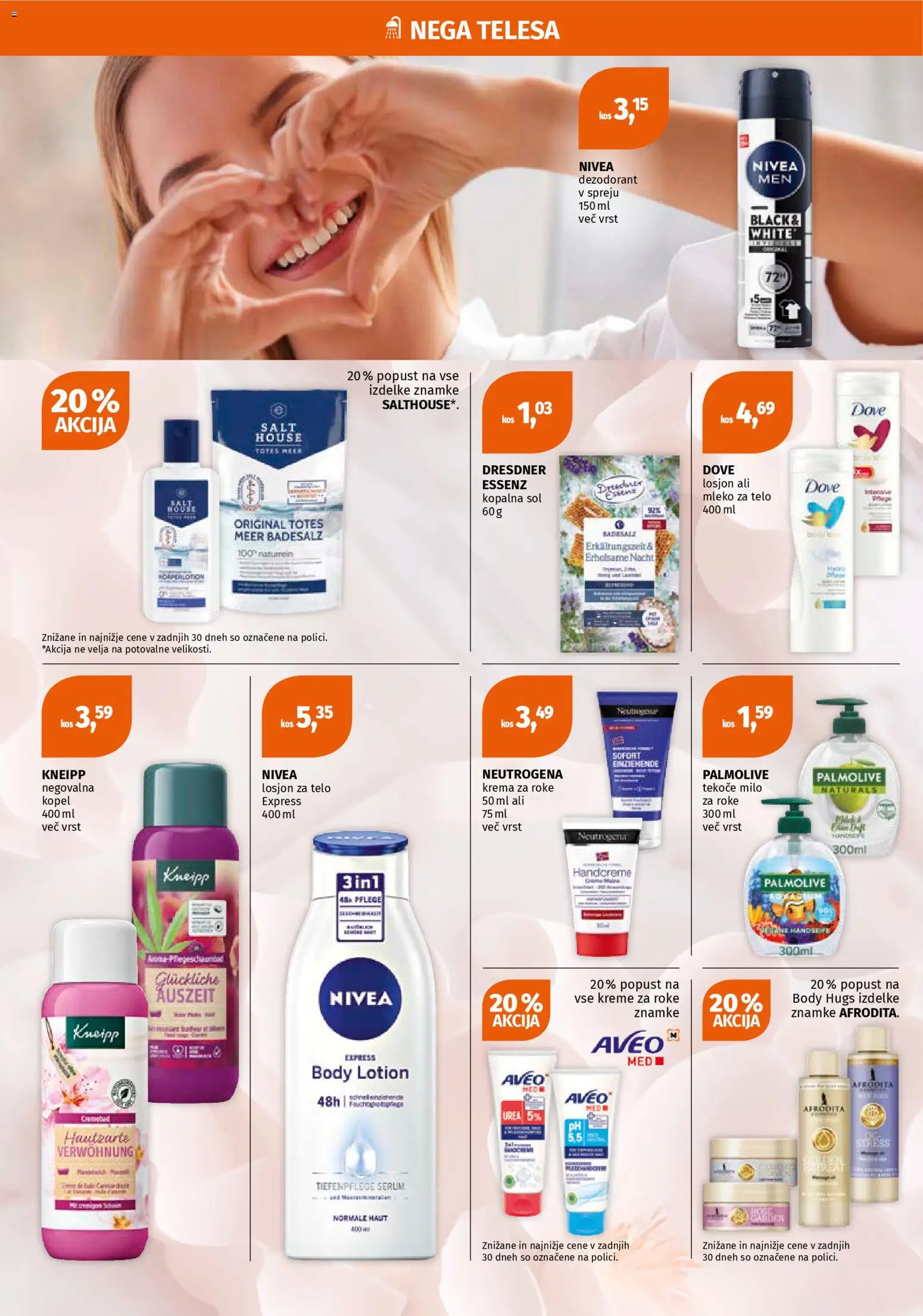 Novi Müller katalog ponudbe – veljaven od 05.01.2026 | Stran: 4 | Izdelki: Tekoče milo, Krema, Krema za roke, Milo