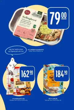 Forhåndsvisning av Rema 1000 kundeavis gyldig fra 16.02.2026 | Side: 10 | Produkter: Kylling, Ползунки, Босоножки, Rygeost