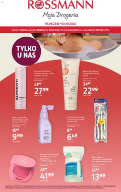 Pogląd oferty "Rossmann Gazetka" - ważna od 18.09.2025