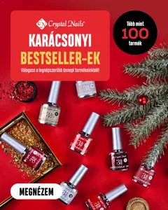Crystal Nails Karácsonyi bestseller - amely érvényes a következő dátumtól: 09.11.2025