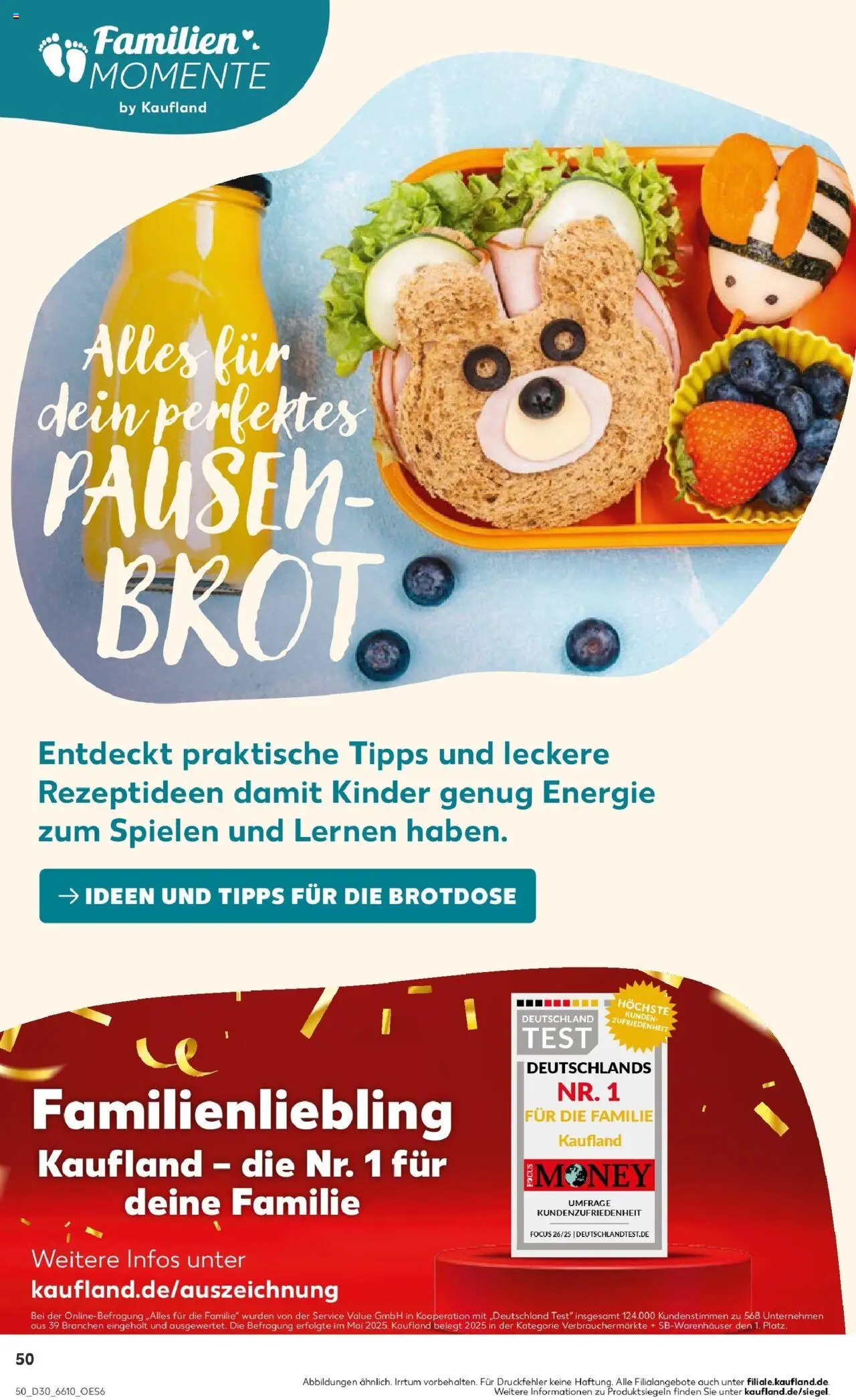 Kaufland prospekt Bottrop	 - gültig ab dem 23.07.2025 | Seite: 50 | Produkte: Brot