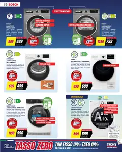 Anteprima del volantino Trony volantino Sardegna valido a partire dal 19.03.2026 | Pagina: 36 | Prodotti: Acqua, Lavatrice, Asciugatrice, Doccia