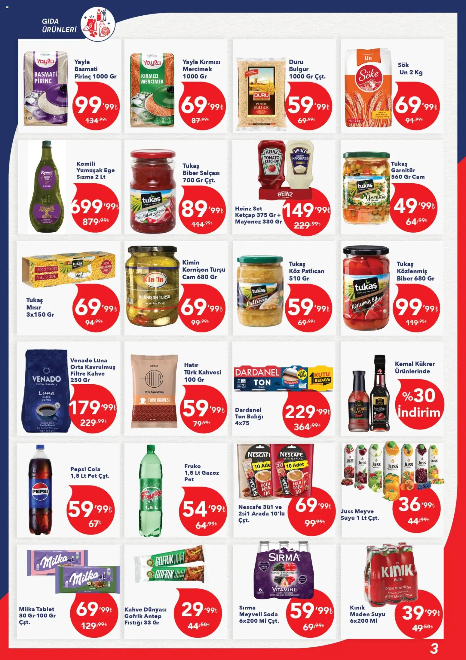 Kim Market Katalog - 04.04.2026 tarihinden itibaren geçerlidir | Sayfa: 3 | Ürünler: Kahve, Ketçap, Tablet, Ton balığı