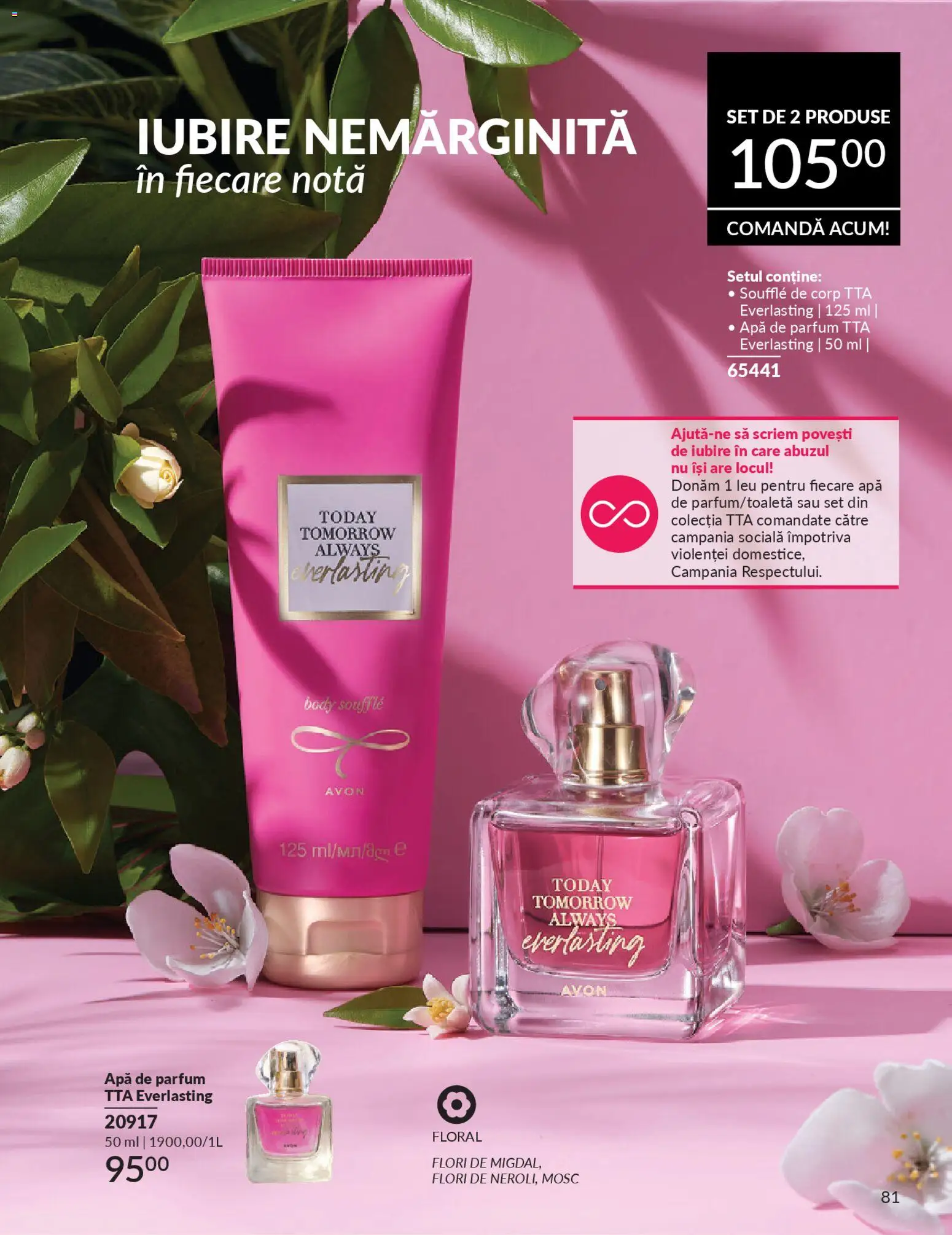 Noul catalog Avon – valabil de la 01.02.2026 | Pagină: 83 | Produse: Apă de parfum, Body, Parfum, Apă