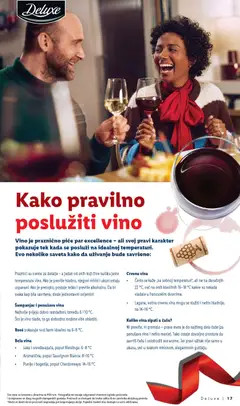 Šampanjac i penušava vina, Najbolje prijaju dobro rashlađeni, između 6 i 10 °C. Što je vino slađe, to ga slobodno možete više ohladiti. - pregled Lidl kataloga - važi od 06.11.2025 | Strana: 17 | Proizvode: Sto, Vino
