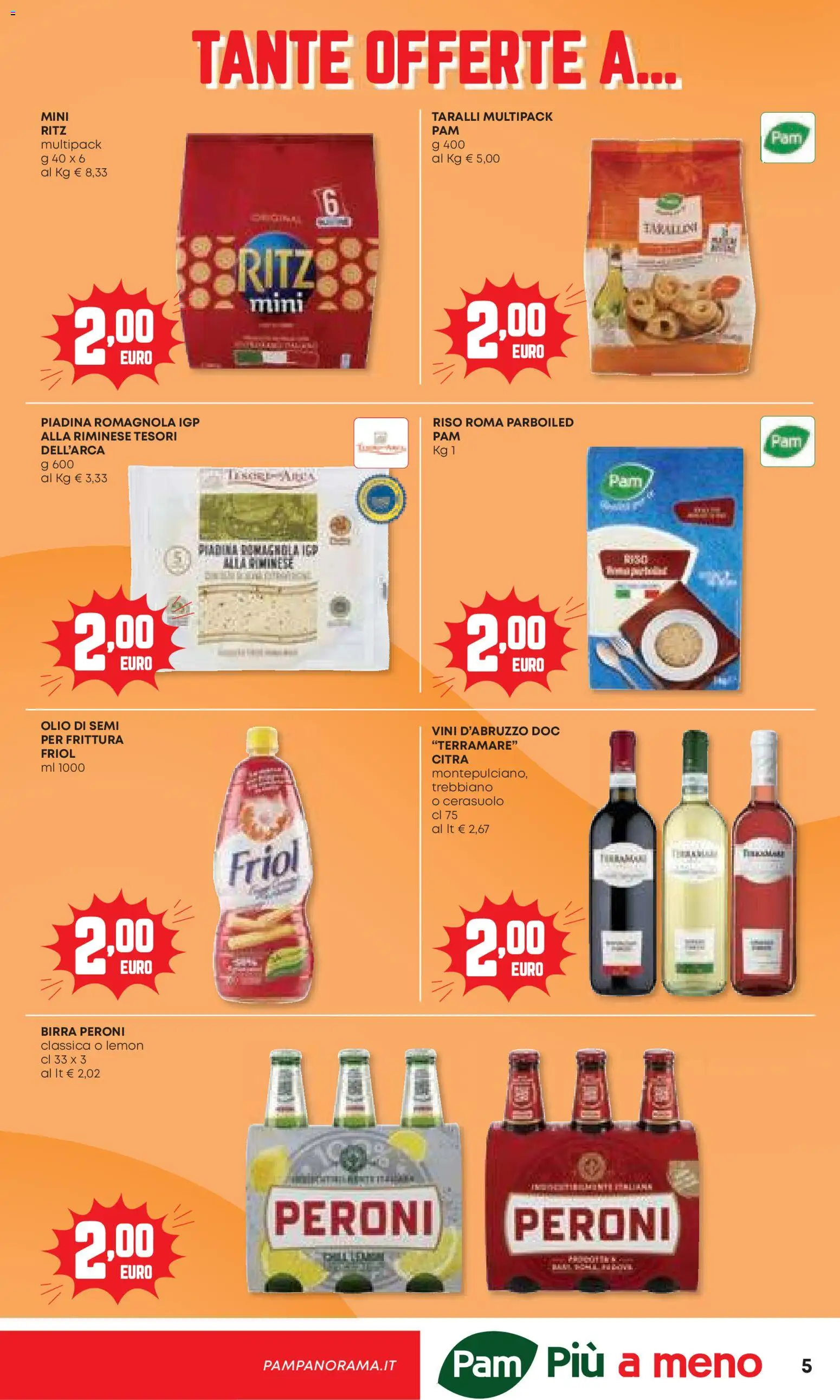 Volantino Panorama del 06.11.2025 | Pagina: 5 | Prodotti: Riso, Olio, Piadina, Taralli