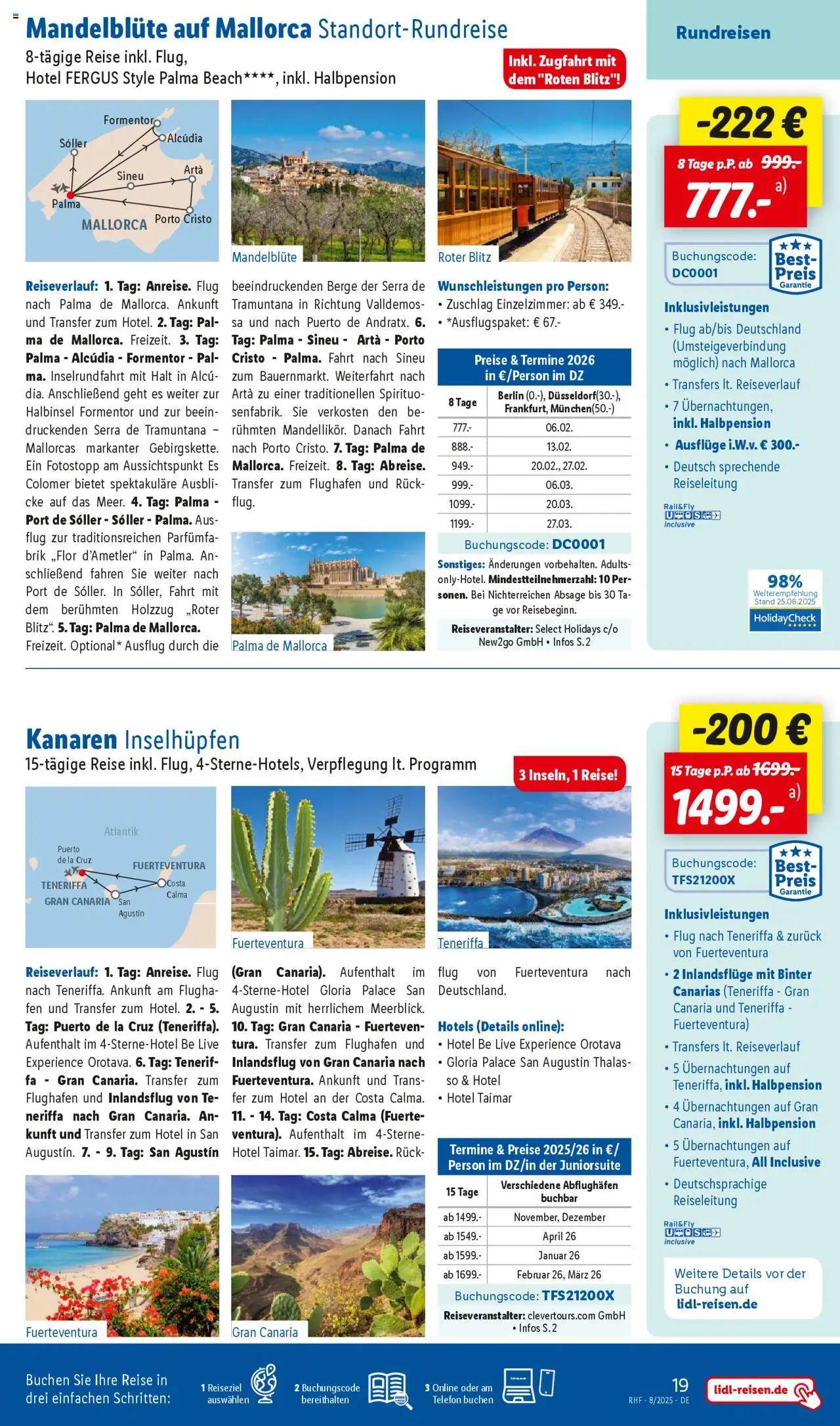 Lidl Reisen Prospekt 	 - gültig ab dem 30.07.2025 | Seite: 19 | Produkte: Telefon