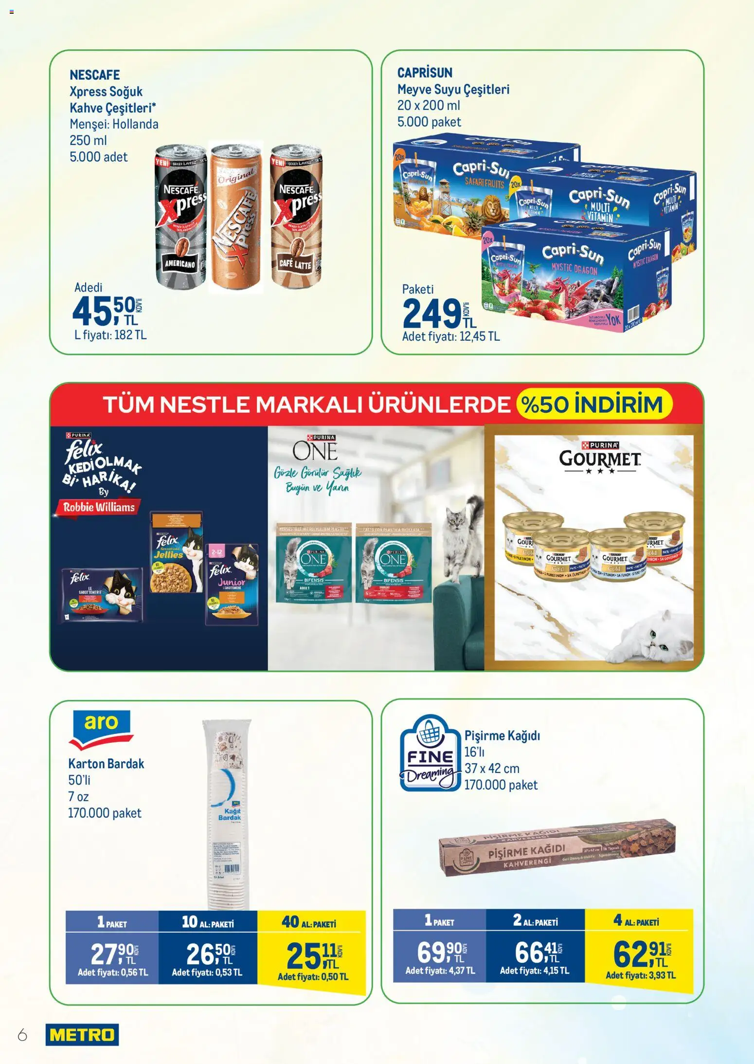 Metro - Metroda bahar firsatlari - 16.04.2026 tarihinden itibaren geçerlidir | Sayfa: 6 | Ürünler: Kahve, Şeker, Meyve, Zselatin