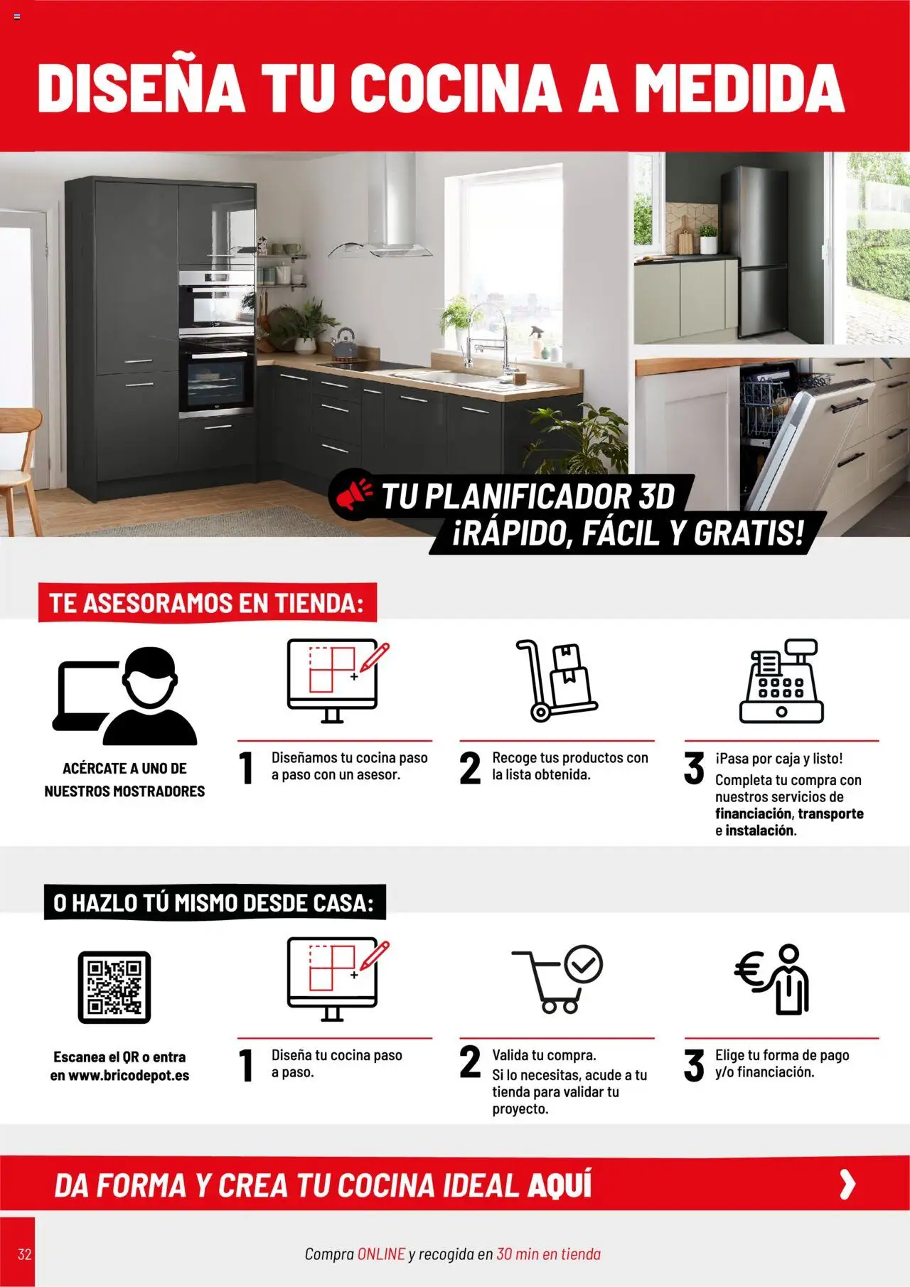 Brico Depôt Cocinas │ válido desde el 01.04.2025 | Página: 32 | Productos: Té, Cocina, Caja