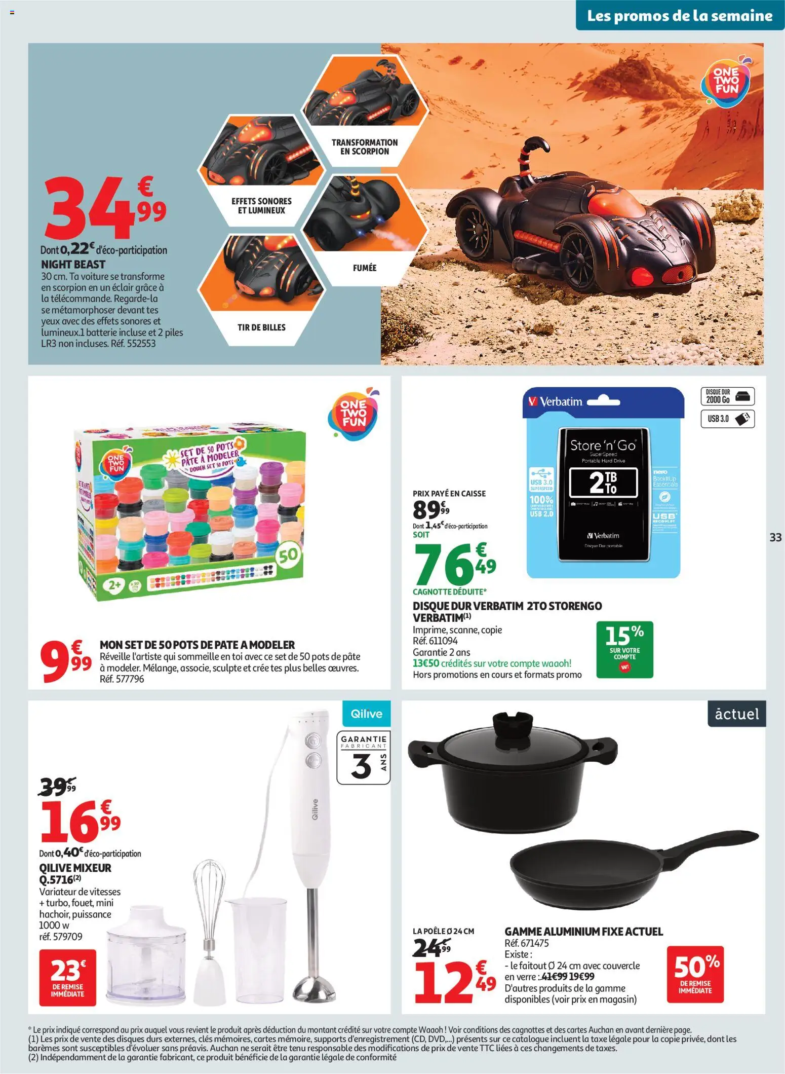 {H1} | Page: 33 | Produits: Disque dur, Batterie, Portable, Piles