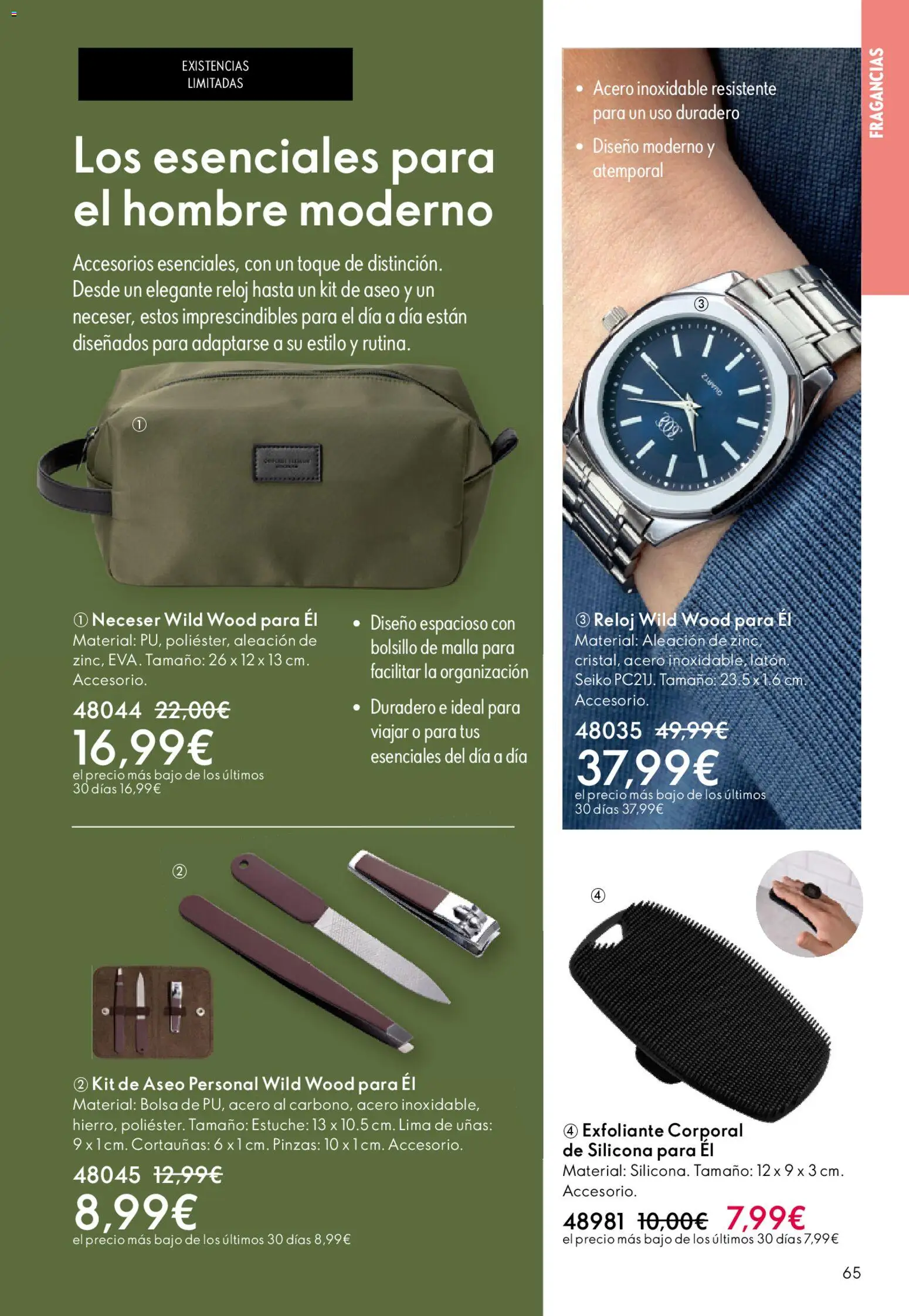 Oriflame - Catálogo Campaña 16 │ válido desde el 19.11.2025 | Página: 65 | Productos: Lima, Βερμούτ, Reloj, Bolsa