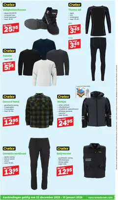 Van Cranenbroek folder - Voorbeeld van een folder van Van Cranenbroek, geldig van 22.12.2025 | Pagina: 5 | Producten: Sweater, Shirt, Hemd, Broek