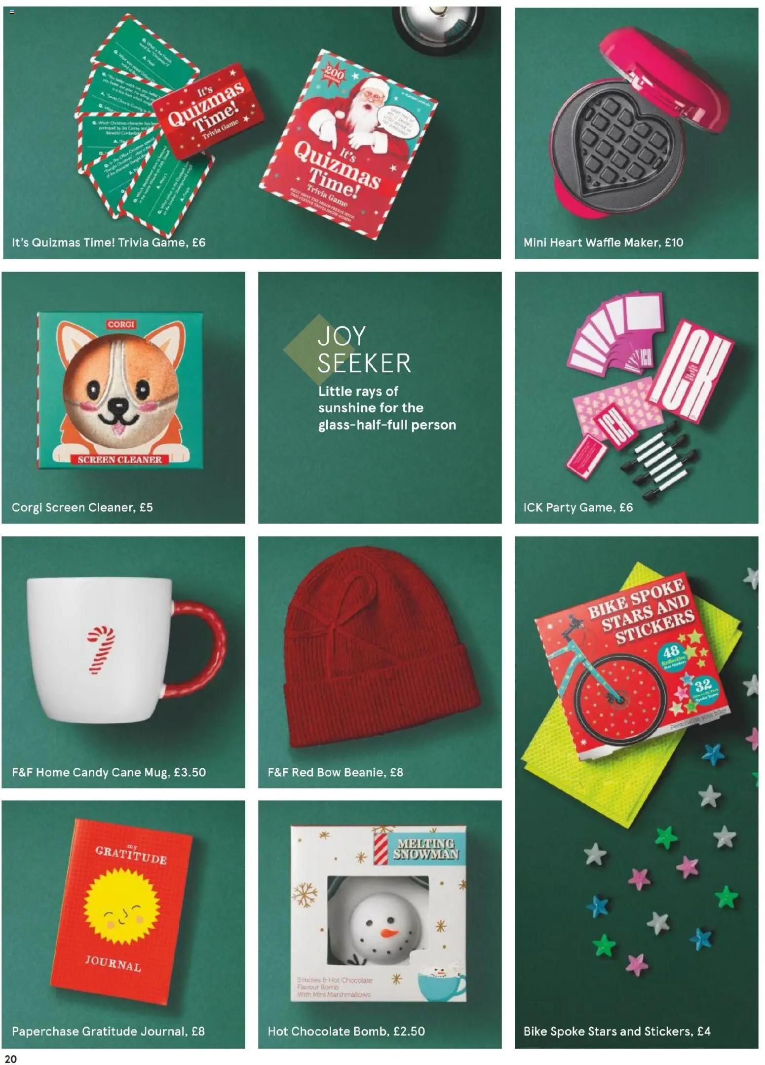 {H1} | Page: 20 | Products: Marshmallows, Chocolate, Papier blanc