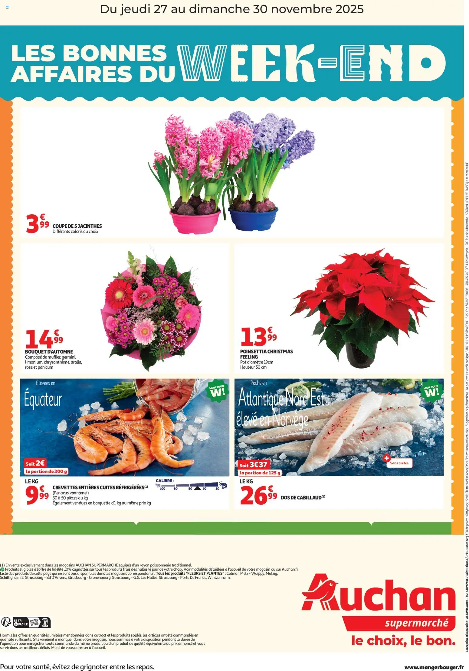 {H1} | Page: 2 | Produits: Poinsettia, Poissonnerie, Crevettes, Porte