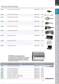 Makita-mainoslehti voimassa 24.03.2026 alkaen | Sivu: 255 | Tuotteet: Monitoimikone, Käsineet