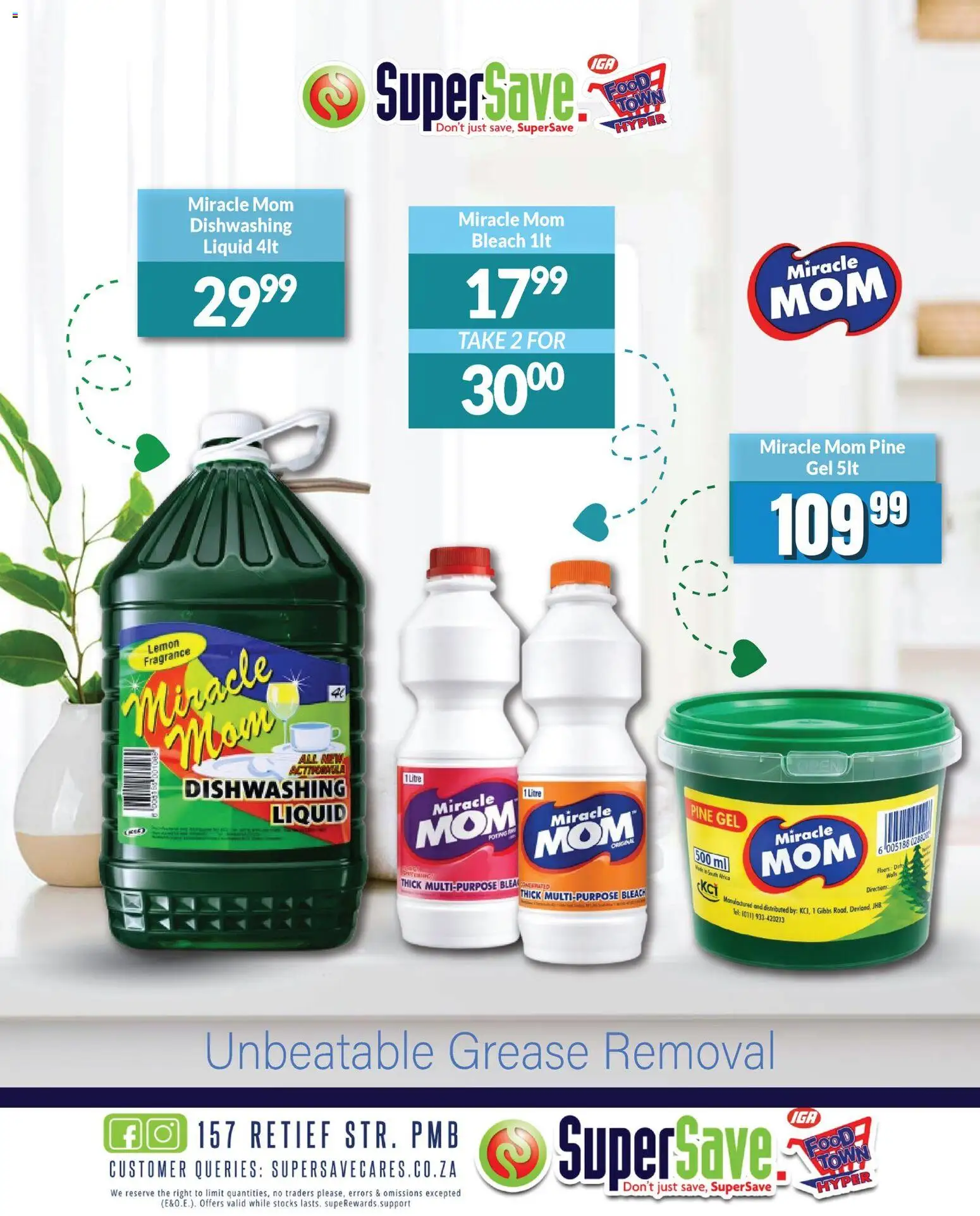 New Super Save catalogue – valid from 24.03.2026 | Page: 51 | Products: Bleach, Fragrance, Lemon