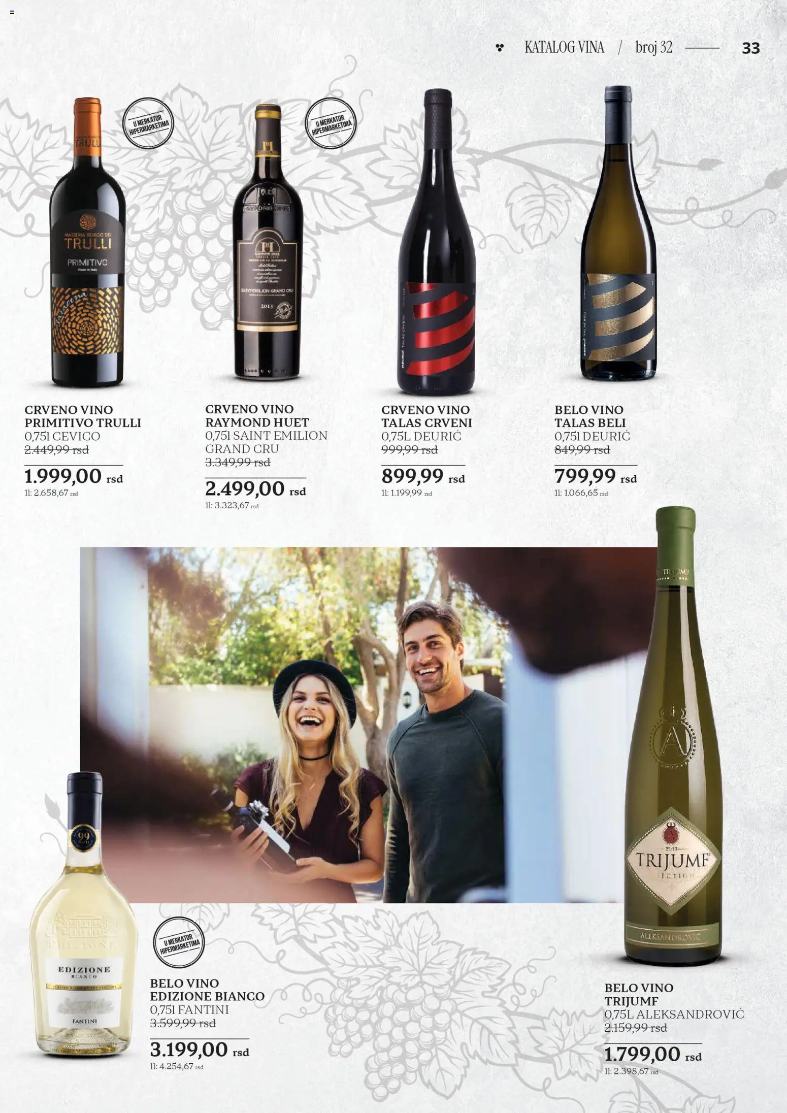 Idea katalog - važi od 23.10.2025 | Strana: 33 | Proizvode: Crveno vino, Belo vino, Vino