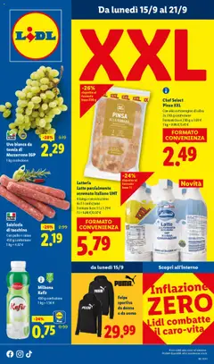 Anteprima del volantino Volantino Lidl	 valido a partire dal 15.09.2025