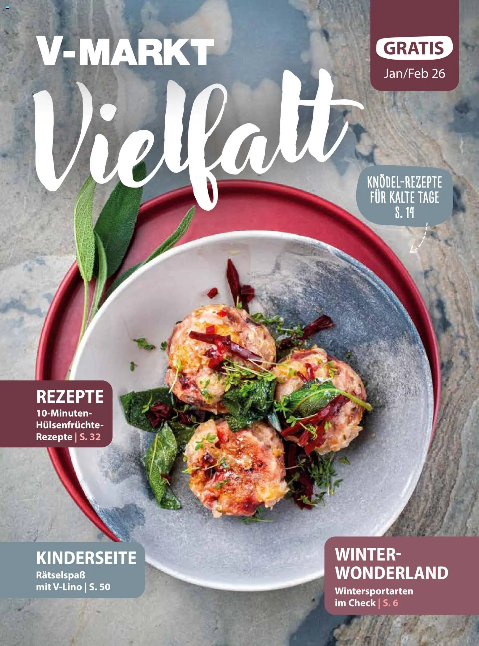 V-Markt - Vielfalt Januar / Februar – gültig ab 02.01.2026 | Seite: 1