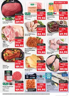 Kaufland leták - Chomutov od 30.07.2025 | Strana: 15 | Produkty: Hovězí, Irské hovězí, Tiger, Krevety