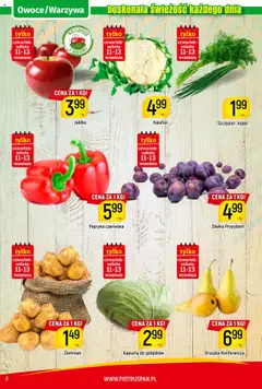 Piotruś Pan Gazetka od 11.09.2025 | Strona: 2 | Produkty: Kapusta, Gruszka, Kalafior, Papryka czerwona