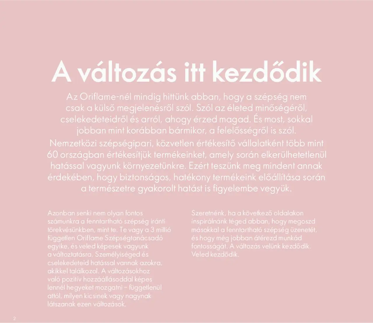 Oriflame akciós ujság - amely érvényes a következő dátumtól: 27.05.2020 | Oldal: 2