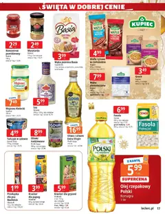 Pogląd oferty "E.Leclerc Gazetka - Warszawa Jerozolimskie" - ważna od 02.12.2025 | Strona: 17 | Produkty: Olej rzepakowy, Wafle ryżowe, Mąka ziemniaczana, Majonez