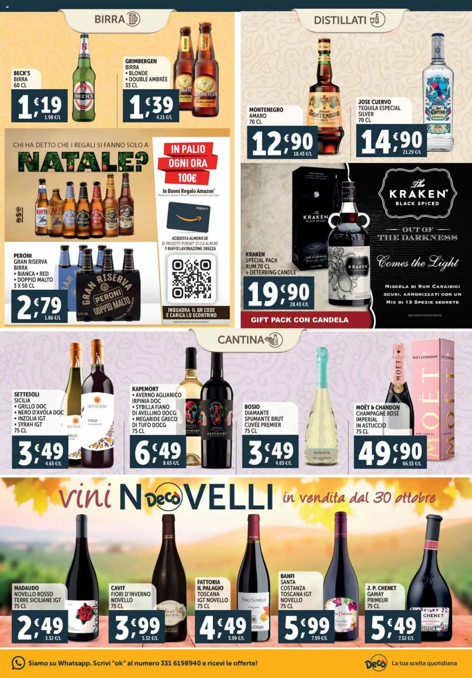Volantino Decò del 28.10.2025 | Pagina: 17 | Prodotti: Vino, Tequila, Champagne, Amaro