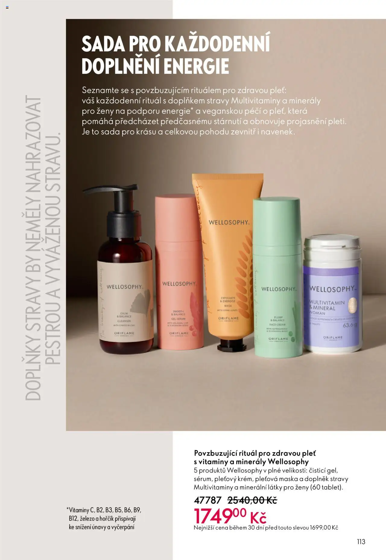 Oriflame katalog č.13/2025 od 07.09.2025 | Strana: 113 | Produkty: Pleťová maska, Hořčík, Minerály, Maska