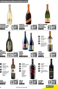Metro - Profesionalna rješenja za ugostiteljstvo - Pregled kataloga iz trgovine Metro, vrijedi od 01.12.2025 | Stranica: 15 | Proizvodi: Prosecco, Korlat, Vino