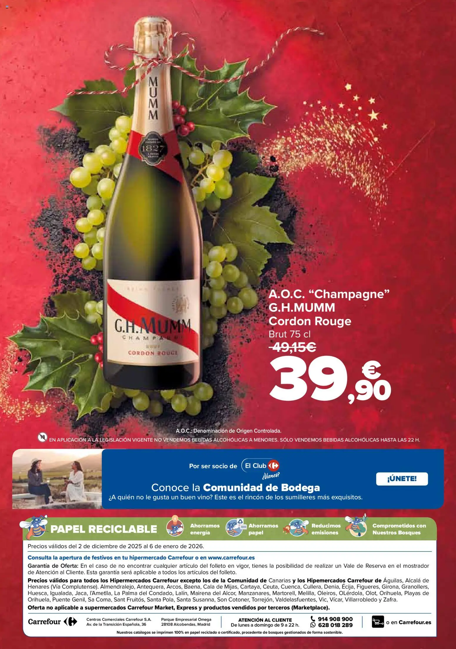 Carrefour folleto │ válido desde el 02.12.2025 | Página: 24 | Productos: Vino