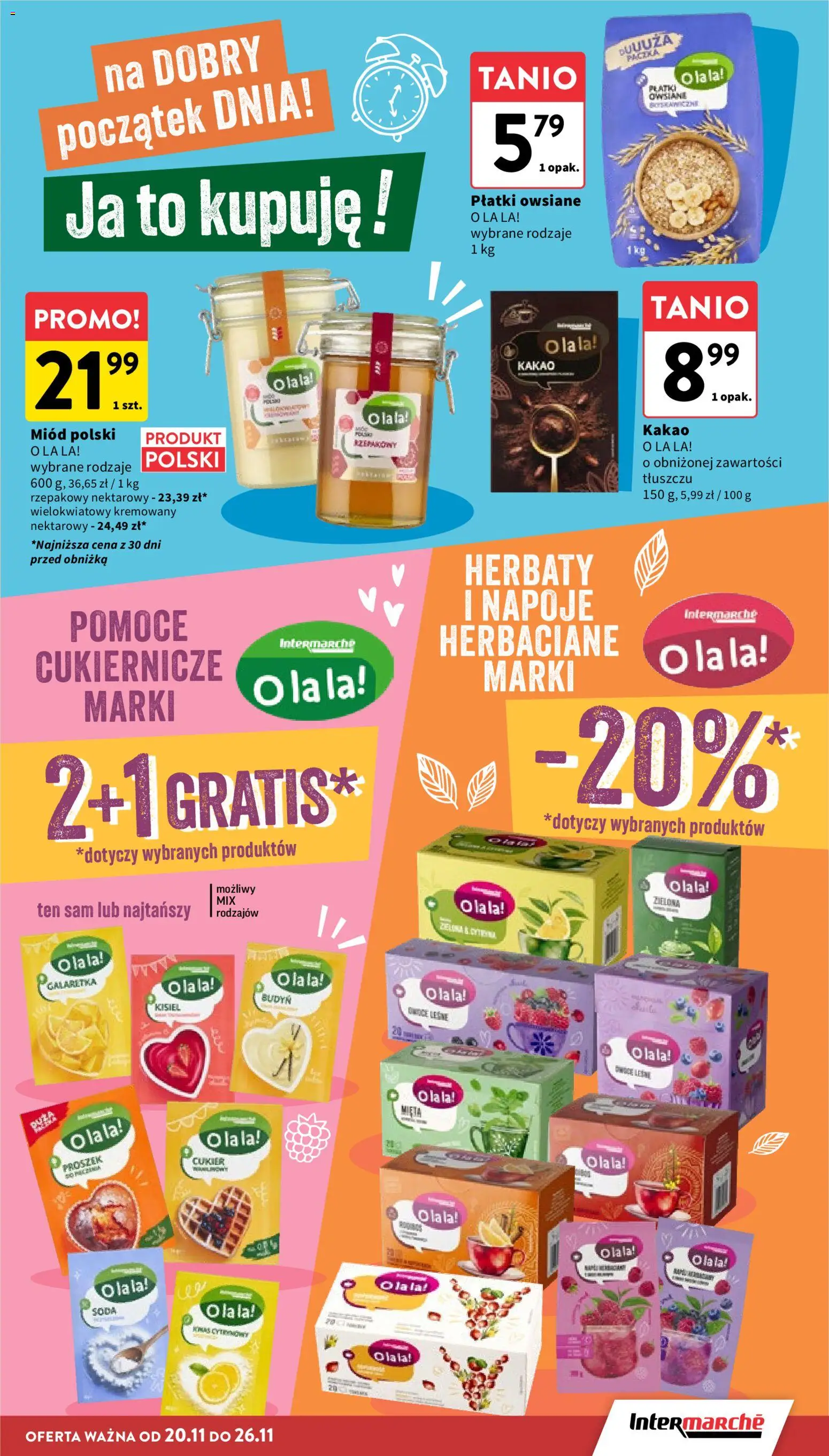 Intermarche Gazetka od 20.11.2025 | Strona: 29 | Produkty: Galaretka, Kakao, Płatki, Cukier