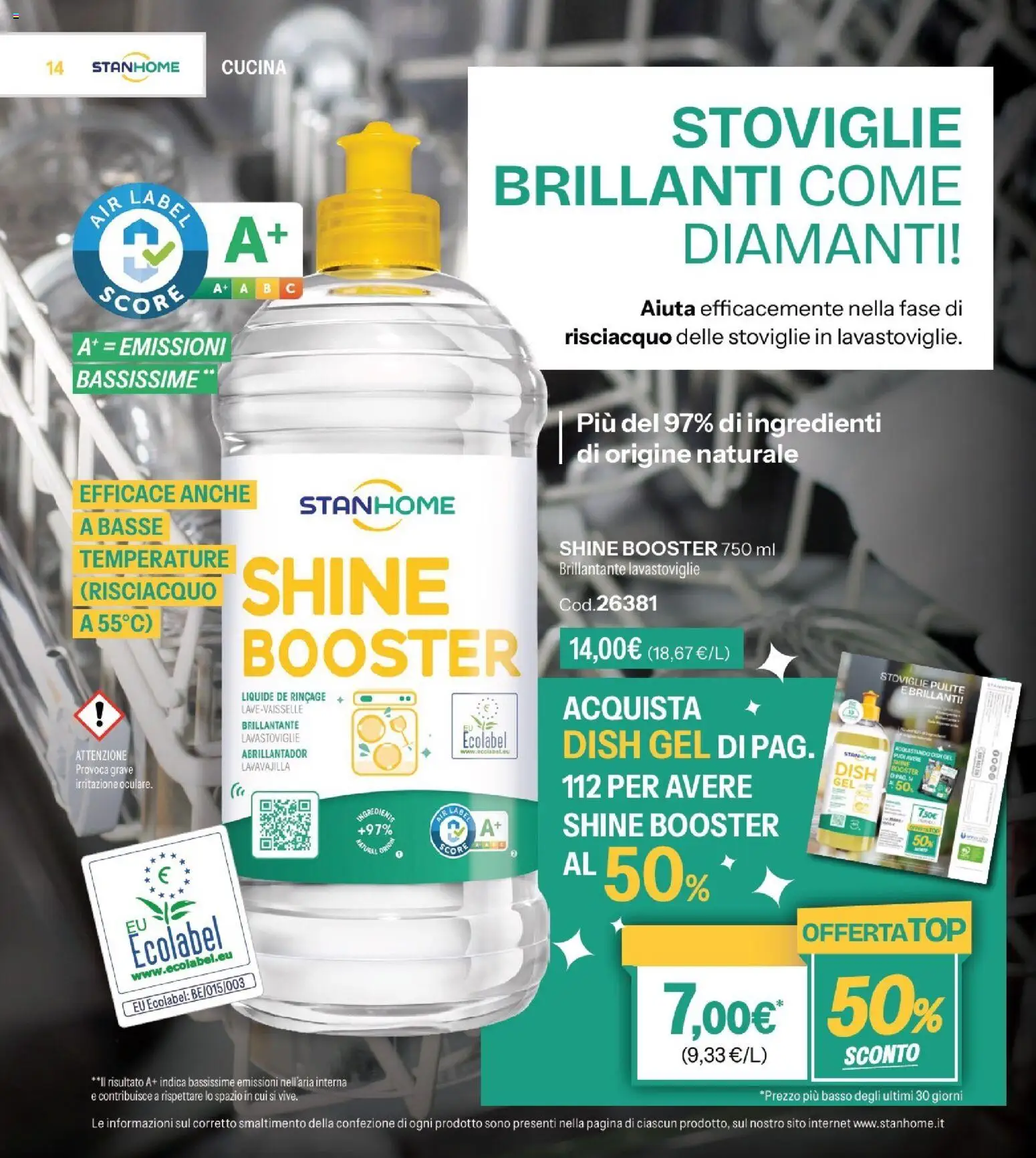 Volantino Stanhome del 21.04.2026 | Pagina: 14 | Prodotti: Lavastoviglie