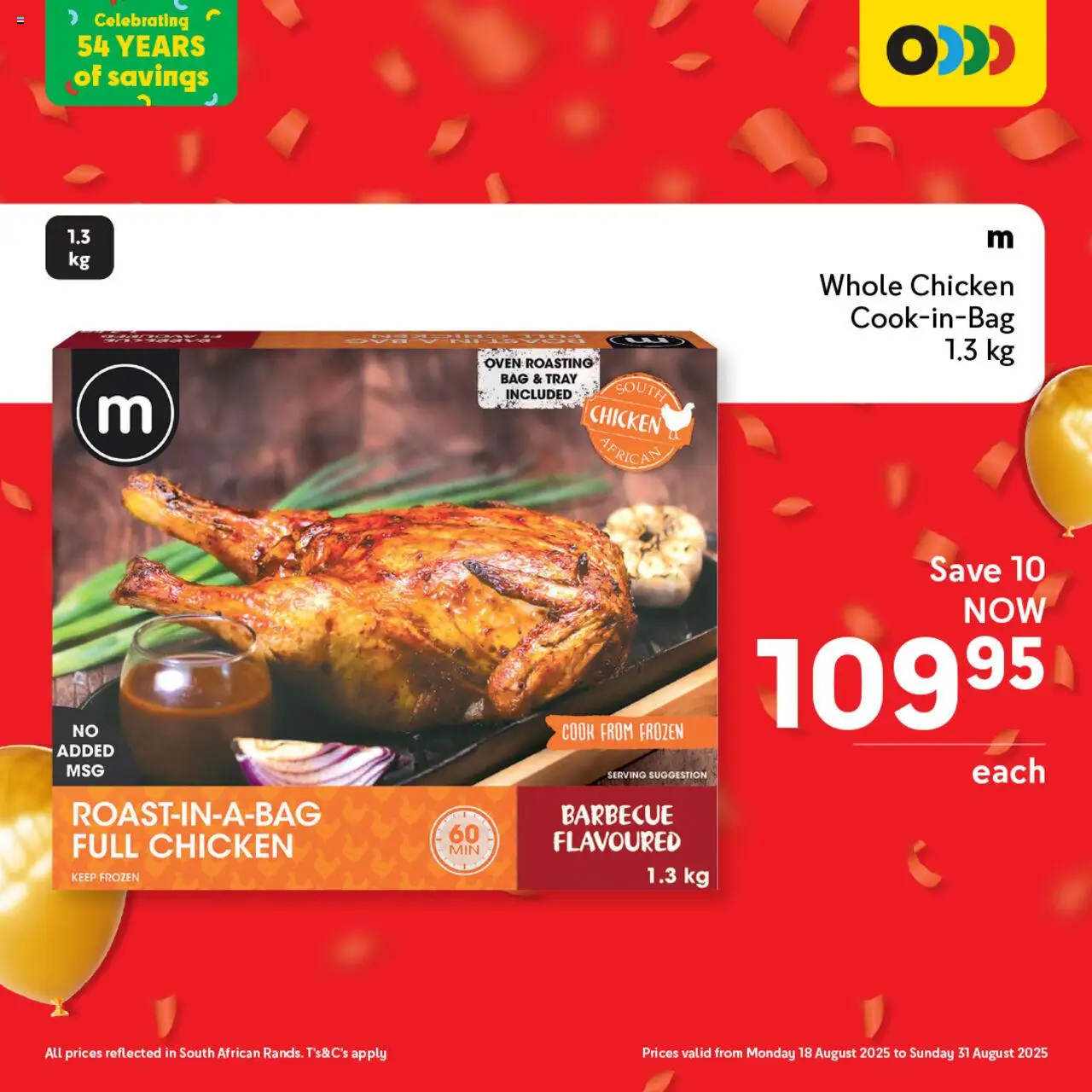 Makro After Party Frozen Food │ valid from 18.08.2025 | Page: 7 | Products: Tray, Bag, Oven, Chicken