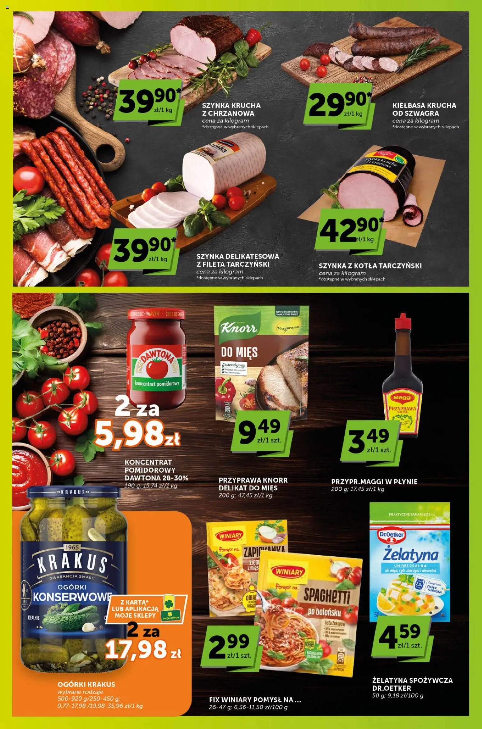 ABC gazetka - Sprawdź, co więcej od 19.03.2026 | Strona: 2 | Produkty: Kiełbasa, Żelatyna, Koncentrat pomidorowy, Szynka