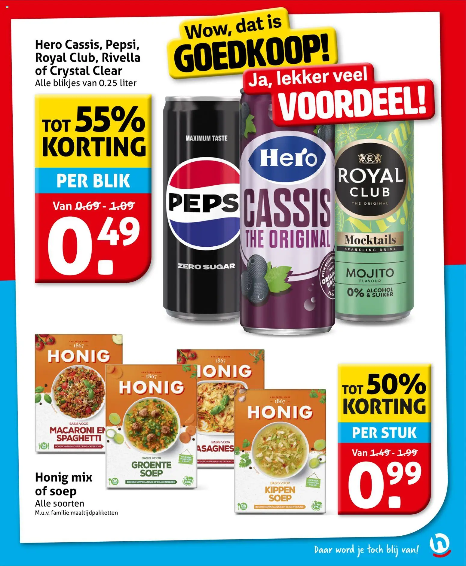 {H1} | Pagina: 19 | Producten: Macaroni, Cassis