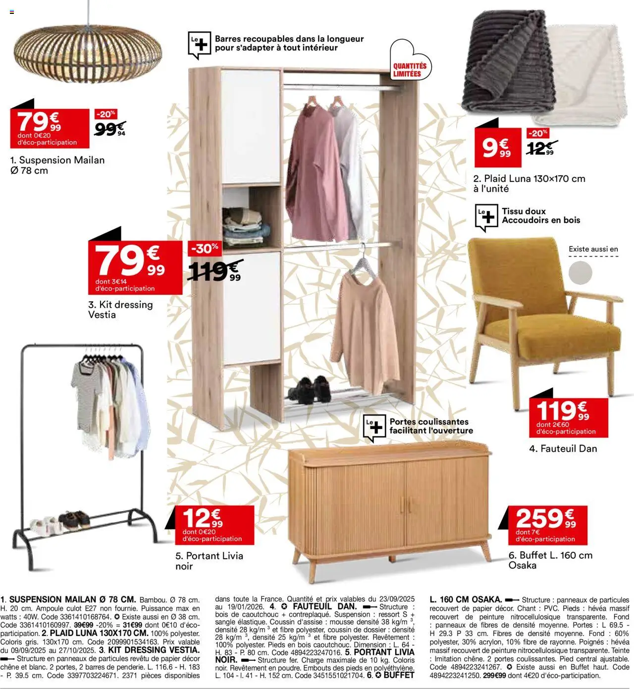  | Page: 27 | Produits: Mousse, Suspension, Portes, Dressing