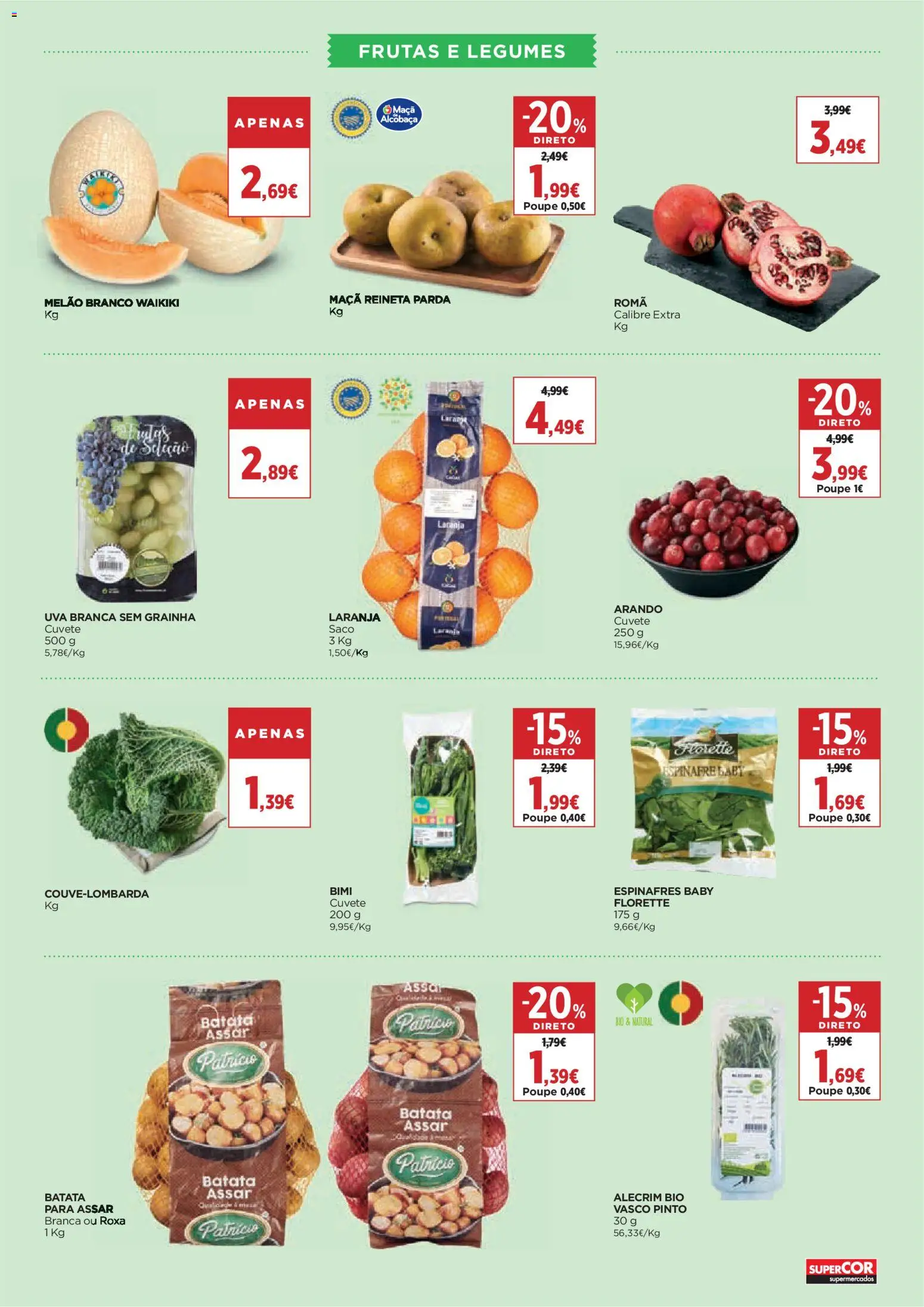 El Corte Ingles folheto │ válido de 05.12.2025 | Página: 3 | Produtos: Batata, Espinafres, Maça, Melão