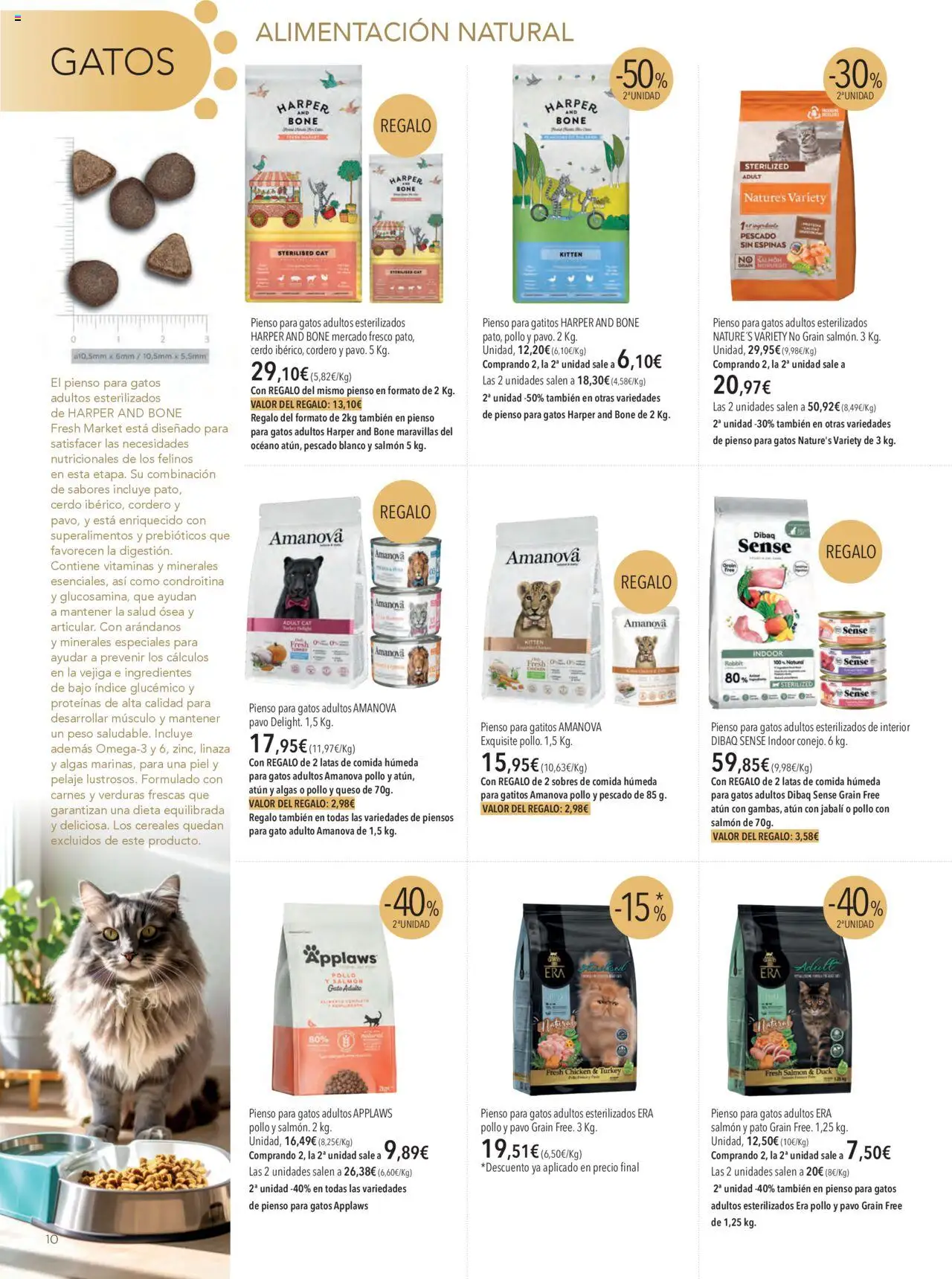 El Corte Inglés ofertas │ válido desde el 01.10.2025 | Página: 10 | Productos: Cerdo, Pescado, Cereales, Φίλτρο καφέ